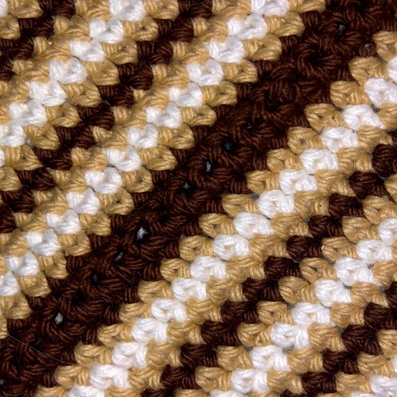 Pastels and neutrals cotton crocheted potholders - Picture 4 of 5